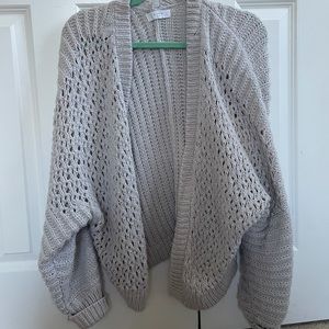 Chunky Grey Cardigan